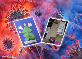 Świąteczne kartki z... wirusem?