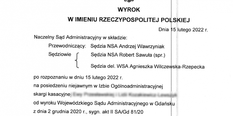 wyrok sądu